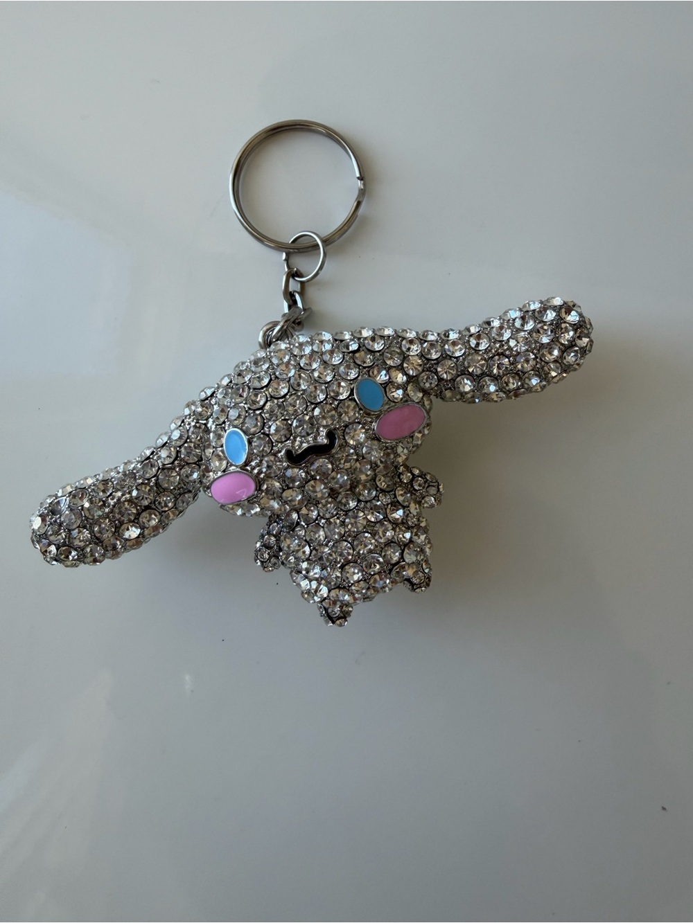 Bling pave heavy key chain